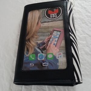 Black and White Zebra Print Wallet Case